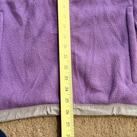 The North Face Womens Jacket Large Purple Denali Full Zip Fleece Zip Pockets - Picture 4 of 8